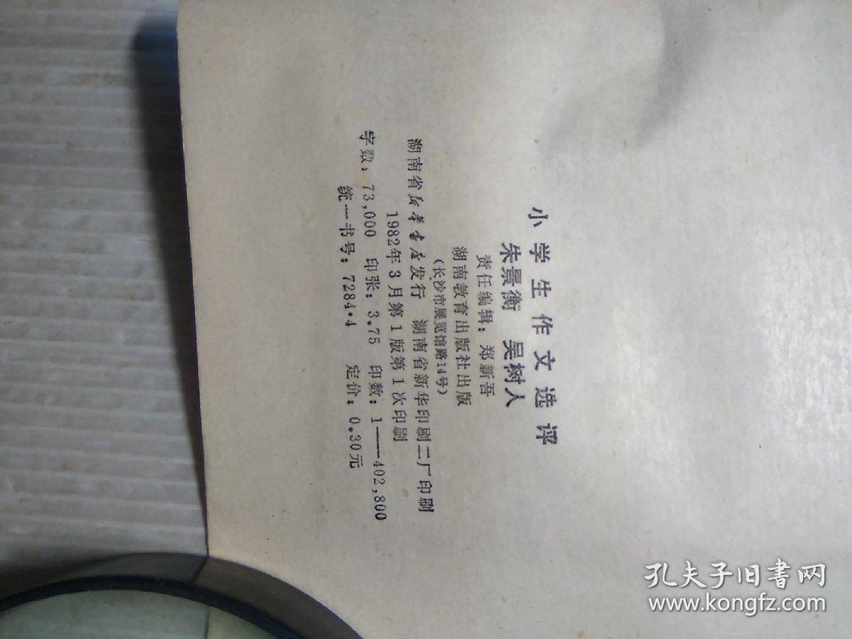 小学生作文选评